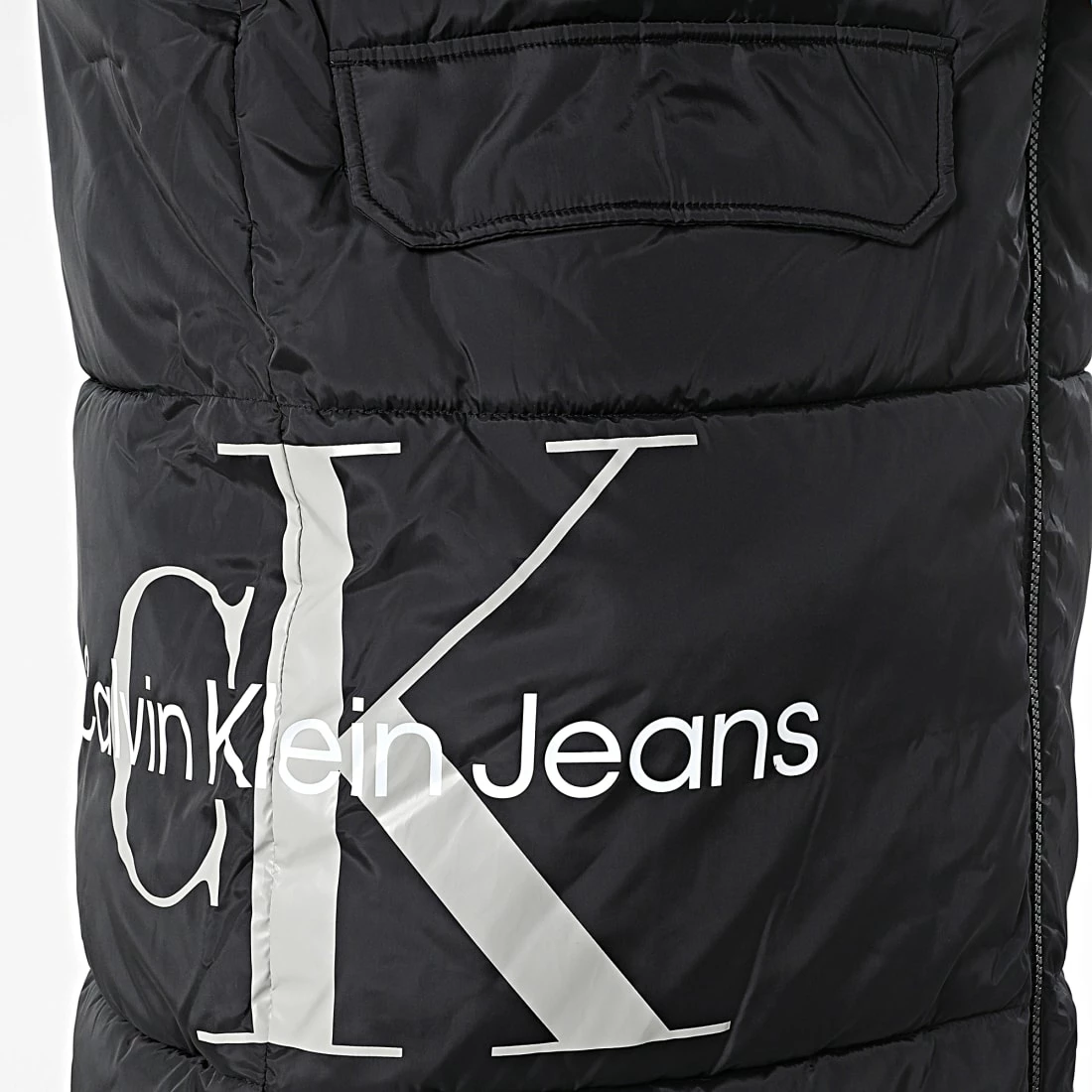 Promo ⌛ Doudoune Capuche Longue Essentials Non Down 2560 Noir de Calvin Klein 💯 2 Promo ⌛ Doudoune Capuche Longue Essentials Non Down 2560 Noir de Calvin Klein 💯 – Image 2