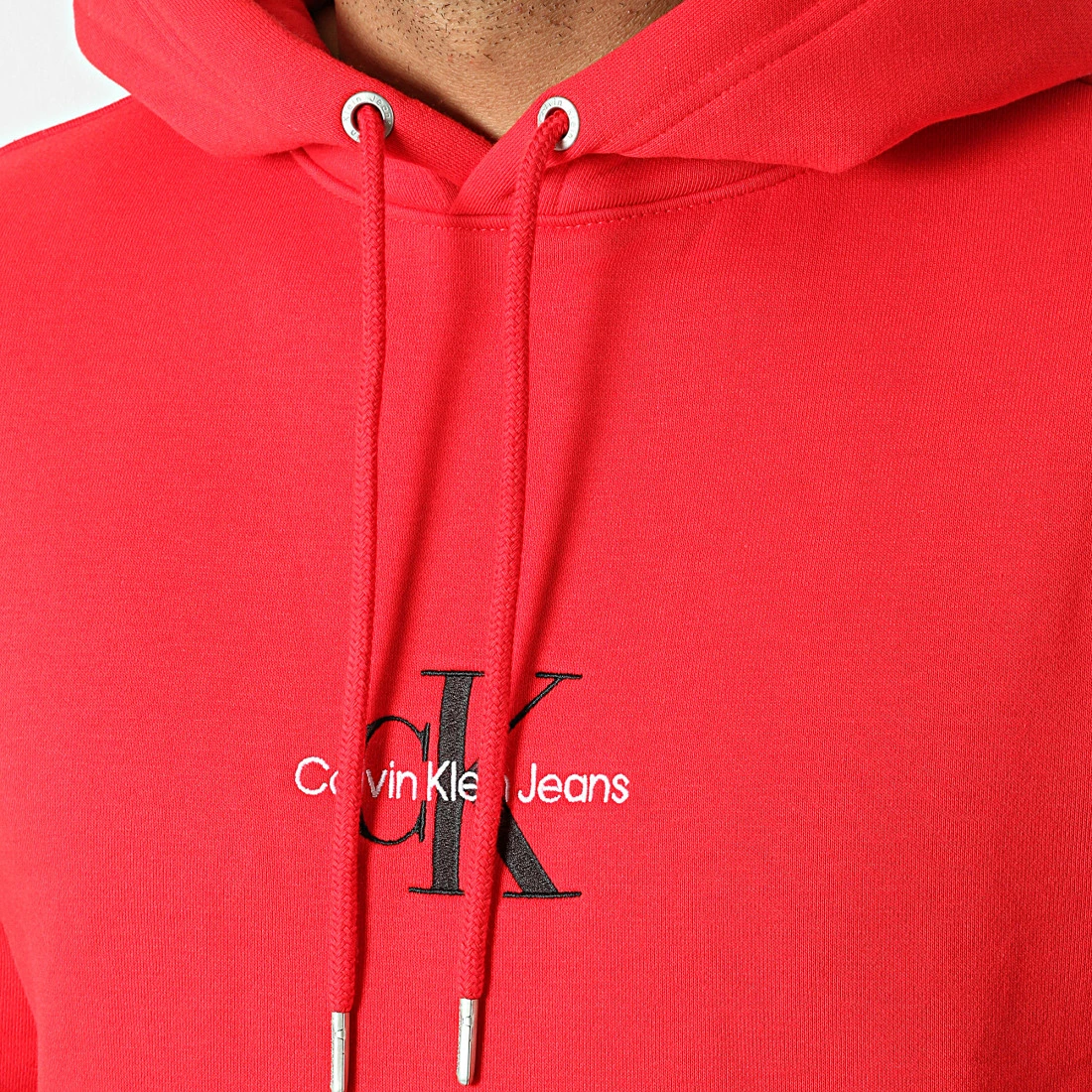 Le moins cher ✔️ Sweat Capuche Monologo 0836 Rouge de Calvin Klein 😉 2 Le moins cher ✔️ Sweat Capuche Monologo 0836 Rouge de Calvin Klein 😉 – Image 2