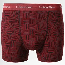 Grosses soldes 🔥 Lot De 3 Boxers Cotton Stretch NB3056A Noir Bordeaux de Calvin Klein 😀 -France Calvin Klein Soldes 2024 calvin klein 342702 NB3056A 6G5 20221020T155514 03