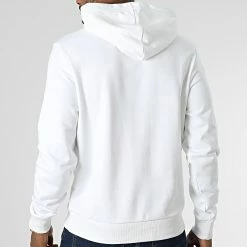 Meilleure vente ⭐ Sweat Capuche Distorted Logo 0075 Blanc de Calvin Klein 😉 -France Calvin Klein Soldes 2024 calvin klein 342872 K10K110075 YAF 20221020T112416 04