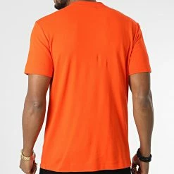 Meilleure vente ⌛ Tee 👚 Shirt Micro Logo Interlock 9894 Orange de Calvin Klein ✨ -France Calvin Klein Soldes 2024 calvin klein 342876 K10K109894 S04 20221014T142303 04