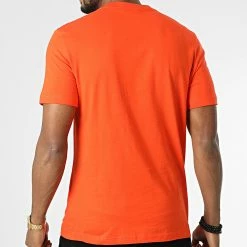 Top 10 🔔 Tee 👚 Shirt Distorted Logo 0113 Orange de Calvin Klein ✨ -France Calvin Klein Soldes 2024 calvin klein 342877 K10K110113 S04 20221014T142325 04