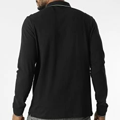 Meilleure vente 🎉 Polo Manches Longues 0126 Noir de Calvin Klein 😉 -France Calvin Klein Soldes 2024 calvin klein 342881 K10K110126 BEH 20221020T112051 04