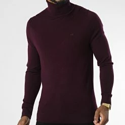 Sortie ⌛ Pull Col Roulé Superior 0420 Violet de Calvin Klein ✨