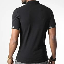 Sortie ⌛ Polo Manches Courtes 1700 Noir de Calvin Klein 🔔 -France Calvin Klein Soldes 2024 calvin klein 343442 J30J321700 BEH 20221020T154700 04