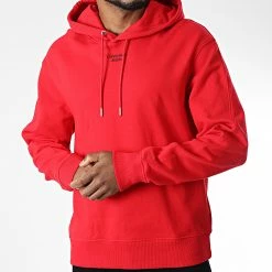 Promo 👏 Sweat Capuche 0604 Rouge de Calvin Klein 🥰 -France Calvin Klein Soldes 2024 calvin klein 343443 J30J320604 XL6 20221021T150802 03