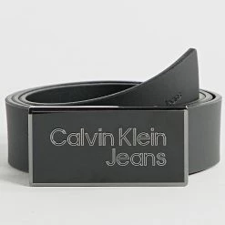Top 10 💯 Ceinture Logo Plaque 0161 Noir de Calvin Klein ✨