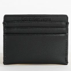 Sortie 🌟 Porte-cartes 0356 Noir de Calvin Klein 🔥 -France Calvin Klein Soldes 2024 calvin klein 343612 K60K610356 BDS 20221017T155757 04