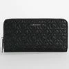 Grosses soldes 💯 Portefeuille Femme CK Must Embossed 0253 Noir de Calvin Klein ✨