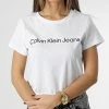 Le moins cher ⌛ Tee 👚 Shirt Femme 0253 Blanc de Calvin Klein 🔔