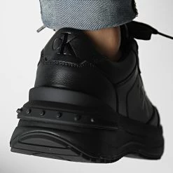 Meilleure vente ⭐ Baskets Chunky Runner Leather Nappa 0521 Black de Calvin Klein 😉 -France Calvin Klein Soldes 2024 calvin klein 344093 YM0YM00521 0GT 20221028T113350 04