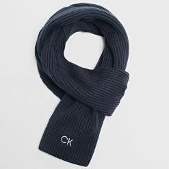Top 10 ⭐ Echarpe Classic Cotton 9693 Bleu Marine de Calvin Klein ✔️