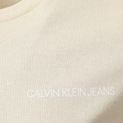 Coupon ✨ Tee 👕 Shirt Enfant Chest Logo 0326 Beige de Calvin Klein 🌟 -France Calvin Klein Soldes 2024 calvin klein 344523 IU0IU00326 ACJ 20221110T151012 02