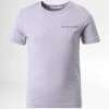 Meilleur prix ⭐ Tee 👚 Shirt Enfant Chest Logo 0326 Violet de Calvin Klein ✨