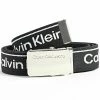 Remise 😀 Ceinture Logo Tape 0393 Noir de Calvin Klein ✔️