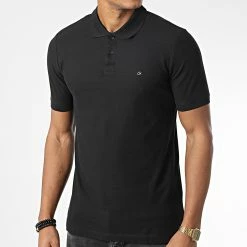 Budget 🎉 Polo Manches Courtes Logo Refined Pique 2964 Noir de Calvin Klein 🔥 -France Calvin Klein Soldes 2024 calvin klein 344704 K10K102964 013 20221027T151933 03