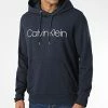 Nouveau 😍 Sweat Capuche Cotton Logo 4060 Bleu Marine de Calvin Klein 🌟