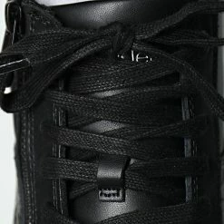 Vente flash ✨ Baskets High Top Lace Up Zip 1008 Black Mono de Calvin Klein ✔️ -France Calvin Klein Soldes 2024 calvin klein 345297 HM0HM01008 0GL 20221028T112848 03