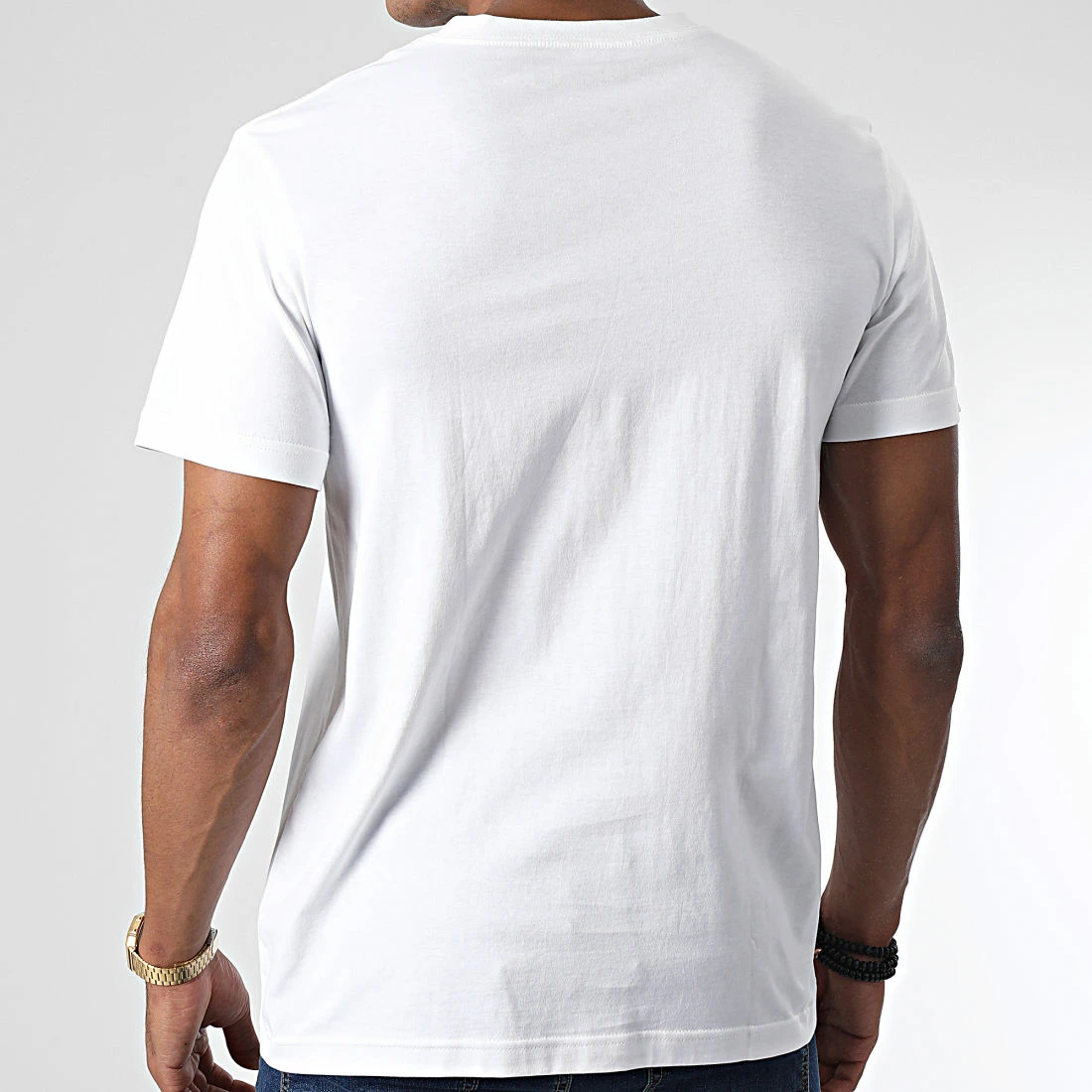 Budget 🔥 Lot De 2 Tee 👚 Shirts Monogram 0199 Camel Blanc de Calvin Klein 🔥 4 Budget 🔥 Lot De 2 Tee 👚 Shirts Monogram 0199 Camel Blanc de Calvin Klein 🔥 – Image 4