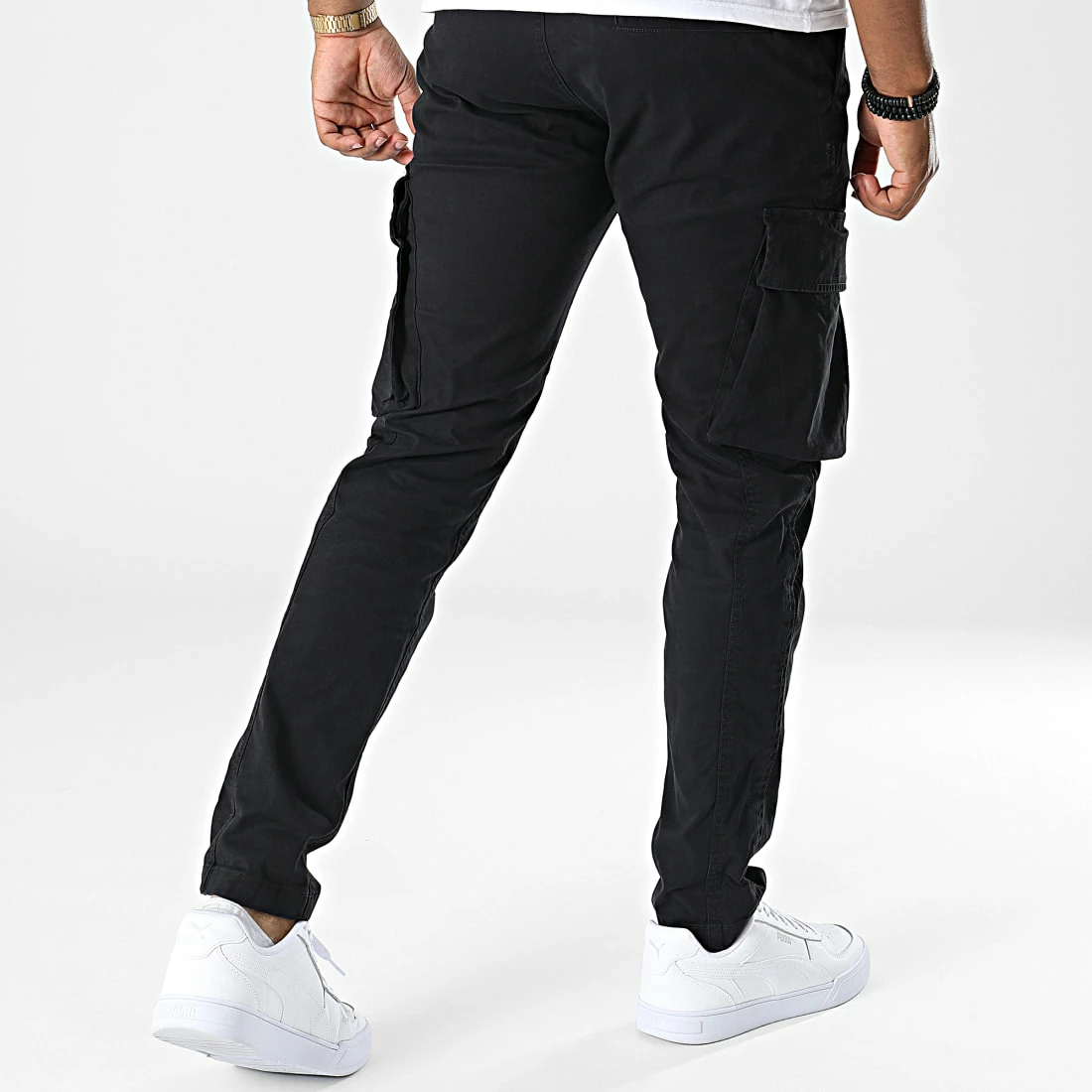 Remise ✨ Pantalon Cargo Skinny Washed 2043 Noir de Calvin Klein 🌟 4 Remise ✨ Pantalon Cargo Skinny Washed 2043 Noir de Calvin Klein 🌟 – Image 4