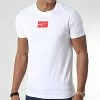 Grosses soldes 💯 Tee 👚 Shirt Small Center Box 2510 Blanc de Calvin Klein 💯