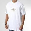 Sortie ❤️ Tee 👕 Shirt Oversize Large Archival Monologo 2516 Blanc de Calvin Klein ✔️