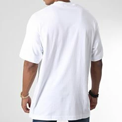 Sortie ❤️ Tee 👕 Shirt Oversize Large Archival Monologo 2516 Blanc de Calvin Klein ✔️ -France Calvin Klein Soldes 2024 calvin klein 345401 J30J322516 YAF 20221025T155429 04