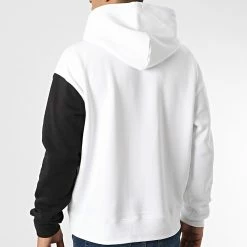 Meilleure affaire 🛒 Sweat Capuche Stacked Colorblock 1892 Blanc de Calvin Klein 🎁 -France Calvin Klein Soldes 2024 calvin klein 345412 J30J321892 YAF 20221024T152754 04