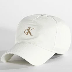 De gros 🥰 Casquette Femme Sculpted 0376 Blanc de Calvin Klein 💯