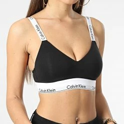 Coupon 🎁 Brassière Femme QF7059E Noir de Calvin Klein 🔥 -France Calvin Klein Soldes 2024 calvin klein 345536 QF7059E UB1 20221118T160623 03