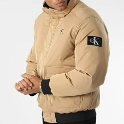 Meilleure vente 🔥 Blouson 2181 Camel Clair de Calvin Klein 🧨 -France Calvin Klein Soldes 2024 calvin klein 345554 J30J322181 GV7 20221027T152955 03