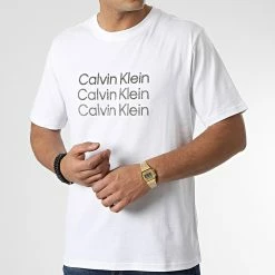 Offres 🔔 Tee 👕 Shirt GMF2K112 Blanc de Calvin Klein ✨ 6 Offres 🔔 Tee 👕 Shirt GMF2K112 Blanc de Calvin Klein ✨ -France Calvin Klein Soldes 2024 calvin klein 345609 GMF2K112 YAF 20221028T114022 03
