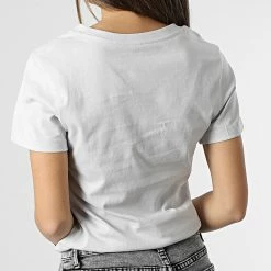 Les meilleures critiques de ✔️ Lot De 2 Tee 👚 Shirt Slim Femme 9734 Beige Gris de Calvin Klein 👏 -France Calvin Klein Soldes 2024 calvin klein 345652 J20J219734 YBI 20221114T121827 05