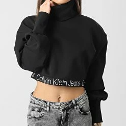 Le moins cher 🔔 Sweat Col Roulé Crop Femme 0436 Noir de Calvin Klein 💯 6 Le moins cher 🔔 Sweat Col Roulé Crop Femme 0436 Noir de Calvin Klein 💯 -France Calvin Klein Soldes 2024 calvin klein 345691 J20J220436 BEH 20221118T155544 03