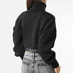 Le moins cher 🔔 Sweat Col Roulé Crop Femme 0436 Noir de Calvin Klein 💯 7 Le moins cher 🔔 Sweat Col Roulé Crop Femme 0436 Noir de Calvin Klein 💯 -France Calvin Klein Soldes 2024 calvin klein 345691 J20J220436 BEH 20221118T155545 04