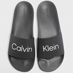 De gros ❤️ Claquettes Pool Slide 1000 Ck Black de Calvin Klein 👍 -France Calvin Klein Soldes 2024 calvin klein 346065 HM0HM01000 BEH 20221125T155535 04