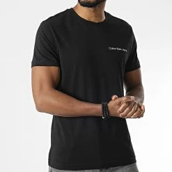 Sortie 🥰 Tee 👚 Shirt 2547 Noir de Calvin Klein ❤️ -France Calvin Klein Soldes 2024 calvin klein 346082 J30J322547 BEH 20221031T145841 03