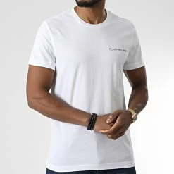 Budget ✨ Tee 👚 Shirt 2547 Blanc de Calvin Klein 💯 6 Budget ✨ Tee 👚 Shirt 2547 Blanc de Calvin Klein 💯 -France Calvin Klein Soldes 2024 calvin klein 346088 J30J322547 YAF 20221031T144949 03