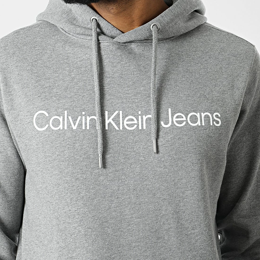 Bon marché 🔔 Sweat Capuche Institutional 2551 Gris Chiné de Calvin Klein 🧨 2 Bon marché 🔔 Sweat Capuche Institutional 2551 Gris Chiné de Calvin Klein 🧨 – Image 2