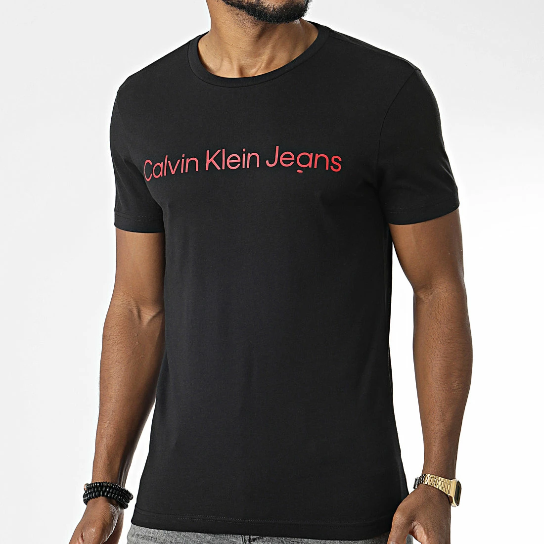 Top 10 ❤️ Tee 👚 Shirt Institutional 2552 Noir de Calvin Klein 👍 1 Top 10 ❤️ Tee 👚 Shirt Institutional 2552 Noir de Calvin Klein 👍