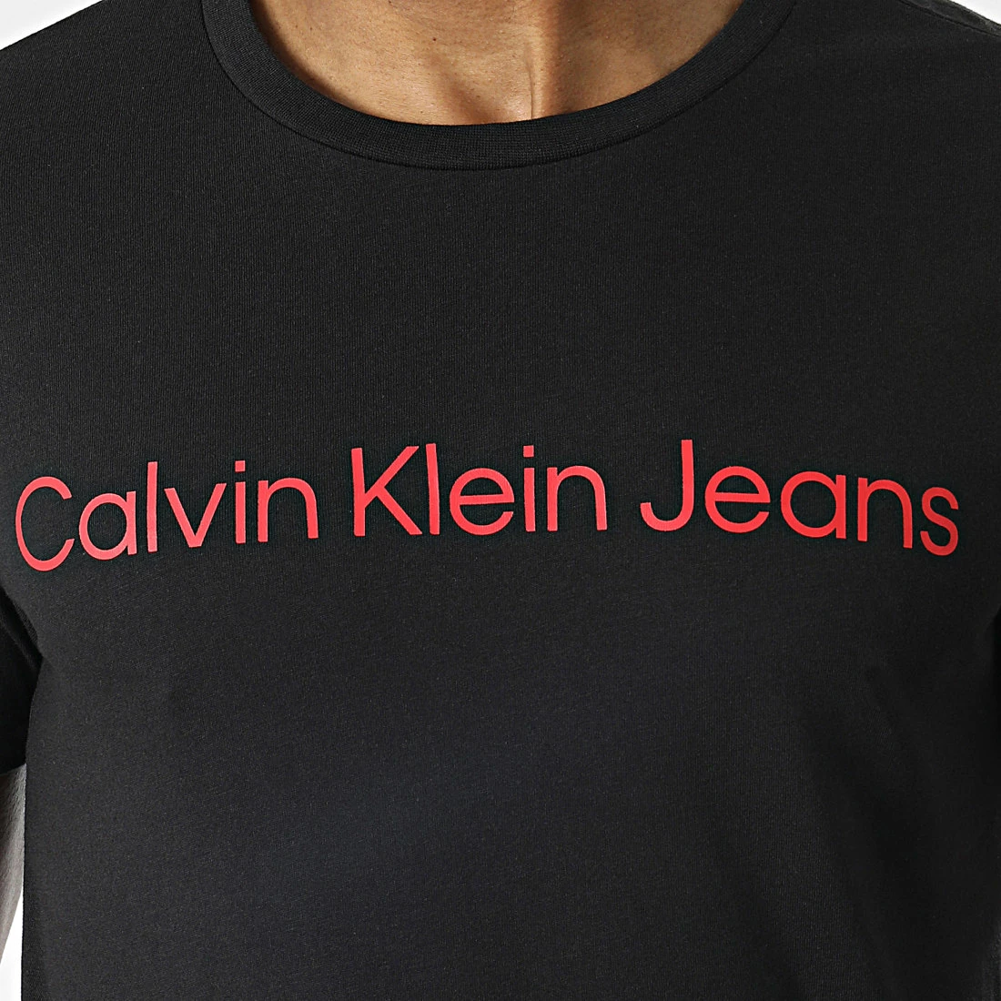 Top 10 ❤️ Tee 👚 Shirt Institutional 2552 Noir de Calvin Klein 👍 2 Top 10 ❤️ Tee 👚 Shirt Institutional 2552 Noir de Calvin Klein 👍 – Image 2