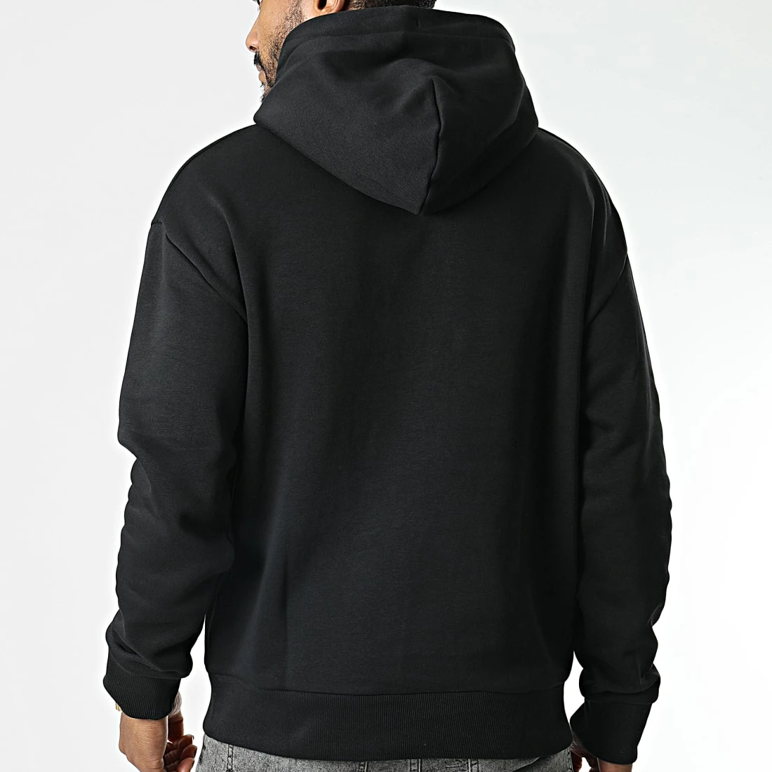 De gros 👏 Sweat Capuche Textured Logo Box 0092 Noir de Calvin Klein 🎁 4 De gros 👏 Sweat Capuche Textured Logo Box 0092 Noir de Calvin Klein 🎁 – Image 4