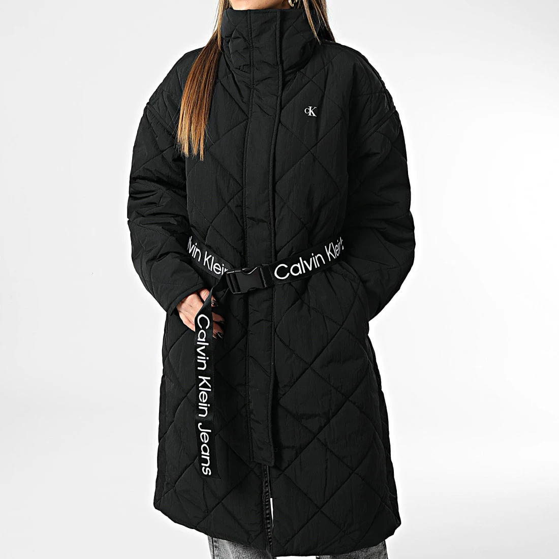 De gros ⌛ Doudoune Longue Femme 0334 Noir de Calvin Klein 🌟 1 De gros ⌛ Doudoune Longue Femme 0334 Noir de Calvin Klein 🌟