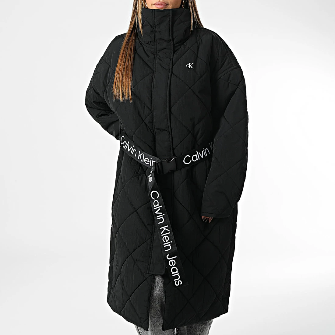 De gros ⌛ Doudoune Longue Femme 0334 Noir de Calvin Klein 🌟 3 De gros ⌛ Doudoune Longue Femme 0334 Noir de Calvin Klein 🌟 – Image 3