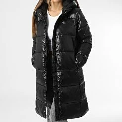 Meilleur prix 🛒 Doudoune Capuche Longue Femme 0335 Noir de Calvin Klein 🎉 -France Calvin Klein Soldes 2024 calvin klein 346210 J20J220335 BEH 20221117T094300 03