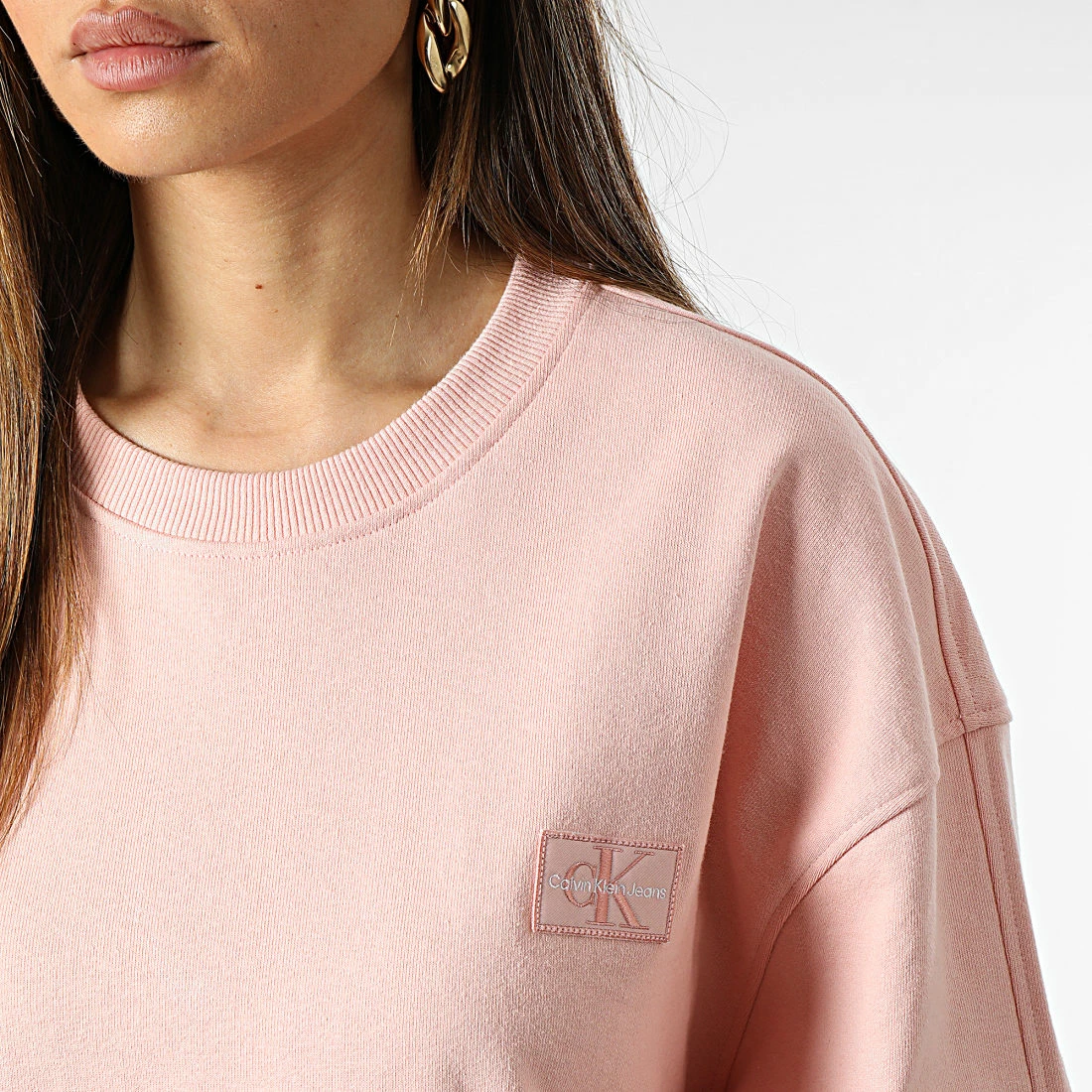 Bon marché 👏 Sweat Crewneck Femme 9755 Rose de Calvin Klein 👏 2 Bon marché 👏 Sweat Crewneck Femme 9755 Rose de Calvin Klein 👏 – Image 2