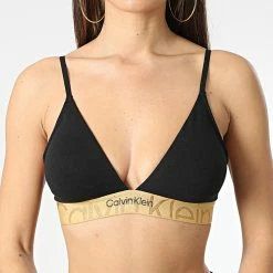 Sortie ⭐ Brassière Femme QF7053E Noir de Calvin Klein 🛒
