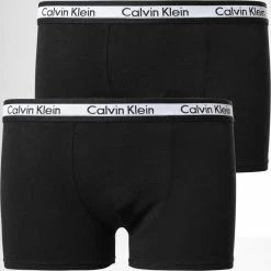 Remise 🌟 Lot De 2 Boxers Enfant B70B700401 Noir de Calvin Klein 🧨