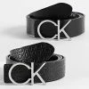 Nouveau 🔔 Ceinture Réversible Femme Re-Lock CK Logo 0156 Noir de Calvin Klein 👏