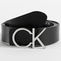 Nouveau 🔔 Ceinture Réversible Femme Re-Lock CK Logo 0156 Noir de Calvin Klein 👏 -France Calvin Klein Soldes 2024 calvin klein 346727 K60K610156 0GN 20221122T075526 04